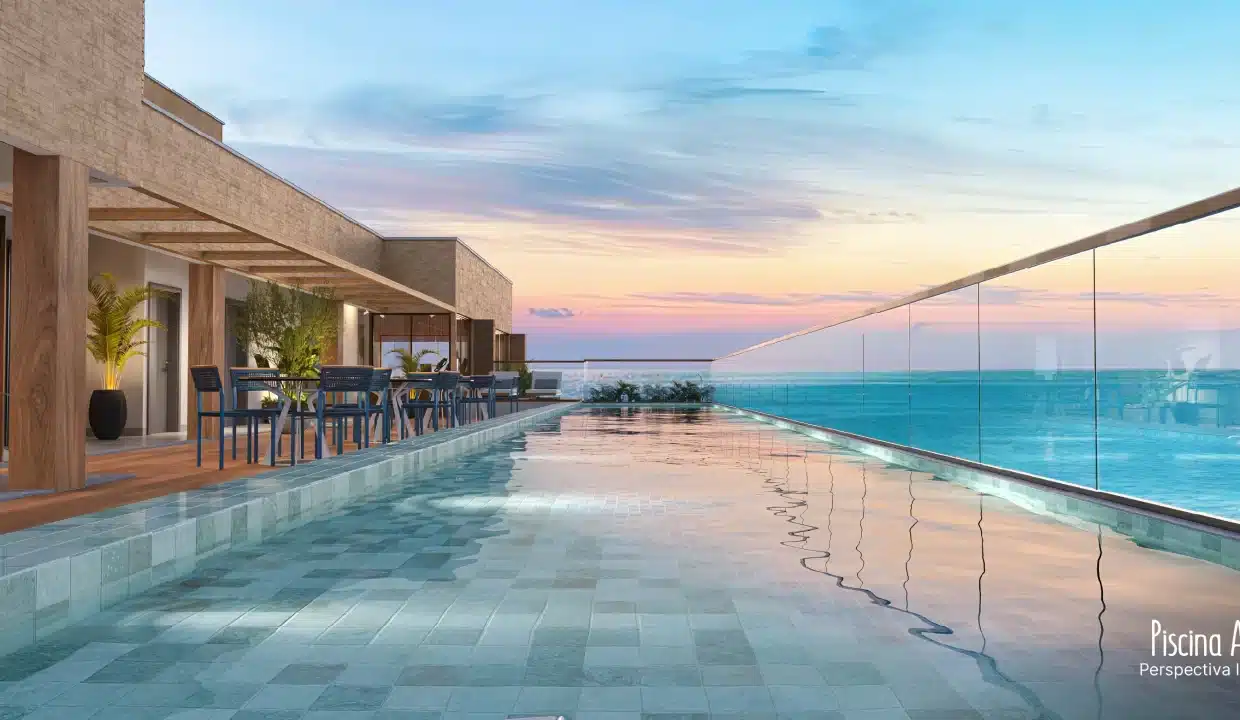 lazer rooftop com piscina em Salvador